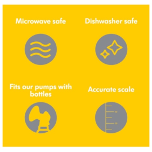 Medela Breast Milk Storage Bags (x25) and 80mL Breast milk containers (x6) - New - Picture 8 of 8